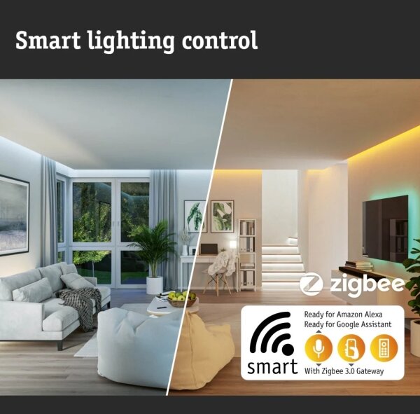 Paulmann 79827 - Lampada LED dimmerabile SMART VELORA 15,5W 230V 2700-6500K