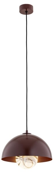 Argon 8444 - Lampadario a sospensione con filo PIAVA 1xE14/7W/230V alabastro marrone