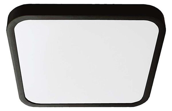 Plafoniera LED da bagno LED/18W/230V 4000K IP44 25x25 cm nero
