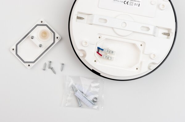 Brilagi - Plafoniera LED da bagno PERA LED/12W/230V diametro 18 cm IP65 nero