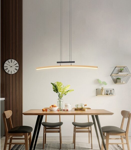 Wofi 7020-106 - Lampadario a sospensione con filo LED dimmerabile BOLOGNA LED/27W/230V