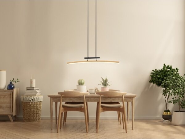 Wofi 7020-106 - Lampadario a sospensione con filo LED dimmerabile BOLOGNA LED/27W/230V
