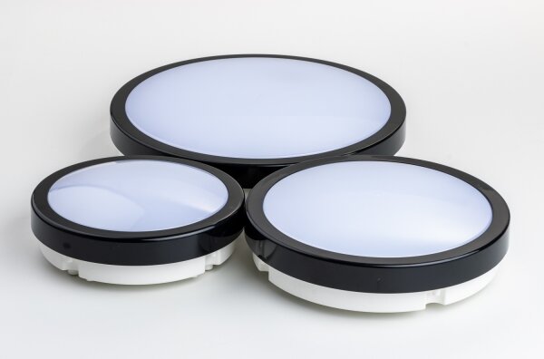 Brilagi - Plafoniera LED da bagno PERA LED/18W/230V diametro 22 cm IP65 nero