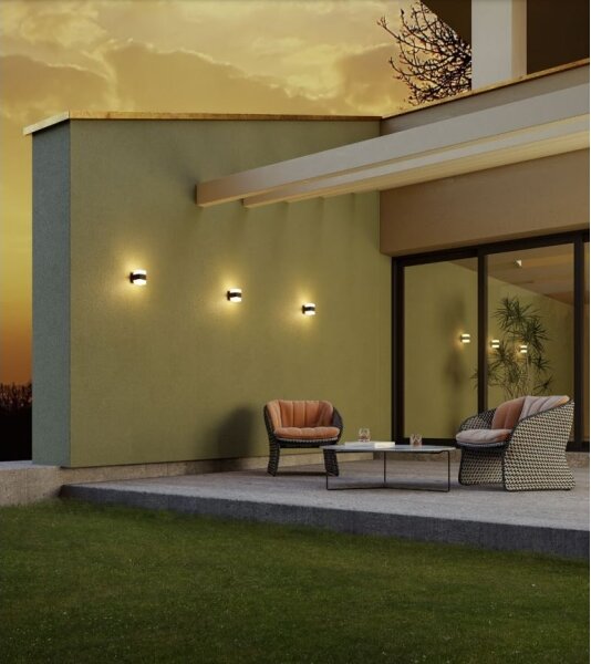 Redo 90492 - Applique a LED da esterno TOK LED/14,8W/230V IP44 antracite
