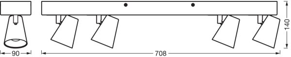 Ledvance - Faretto LED DECOR NEPTUNE LED/27W/230V