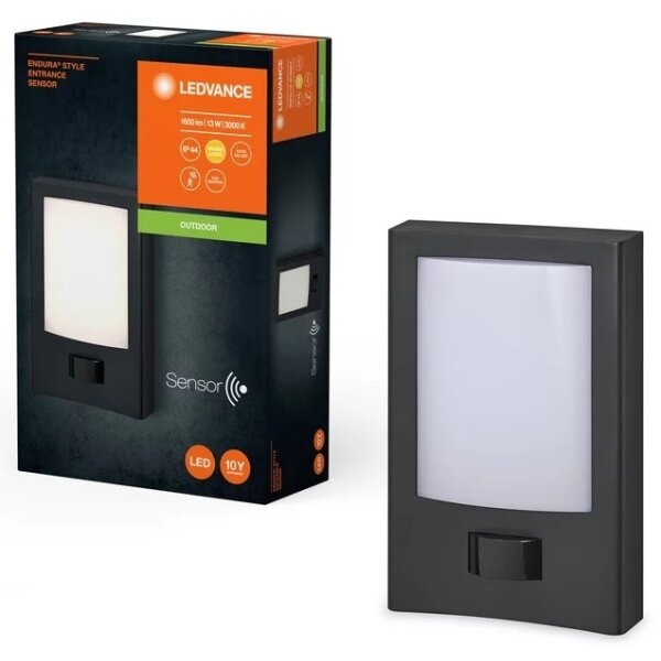 Ledvance - LED Applique da esterno con sensore ENDURA STYLE LED/13W/230V