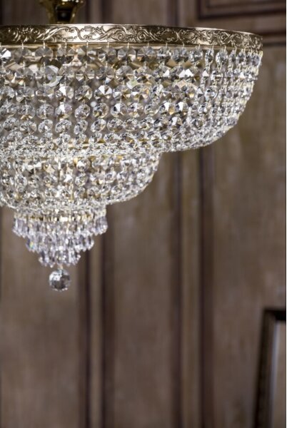 Maytoni DIA891-CL-14-G - Lampadario a plafone PALACE 14xE27/60W/230V