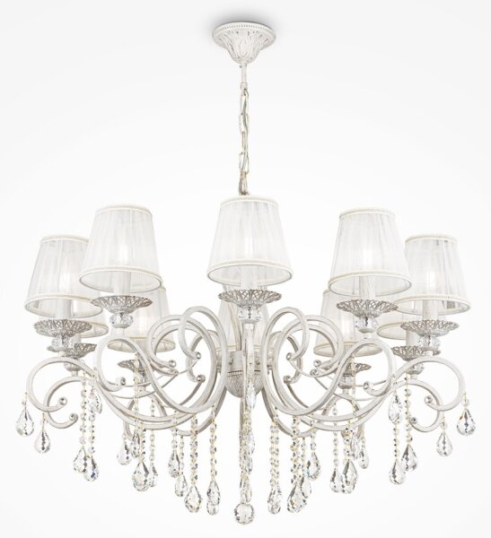 Maytoni ARM247-10-G - Lampadario a sospensione con catena GRACE 10xE14/40W/230V
