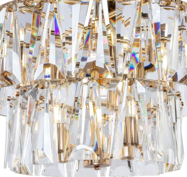 Maytoni MOD043PL-18G - Lampadario a sospensione con catena PUNTES 18xE14/40W/230V oro