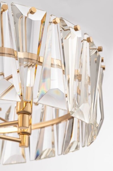 Maytoni MOD043PL-06G - Lampadario a sospensione con catena PUNTES 6xE14/60W/230V oro