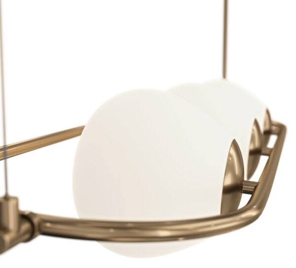Maytoni MOD221PL-03BS - Lampadario a sospensione con supporto rigido ERICH 3xE14/40W/230V rame