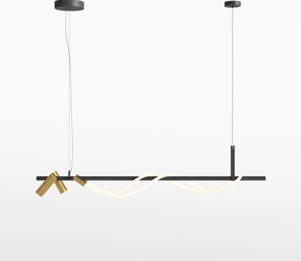 Maytoni MOD166PL-L30GB3K - Lampadario LED a sospensione con filo TAU LED/42W/230V