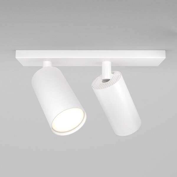 Maytoni C051CL-U-2W - Faretto FOCUS 2xGU10/10W/230V, bianco