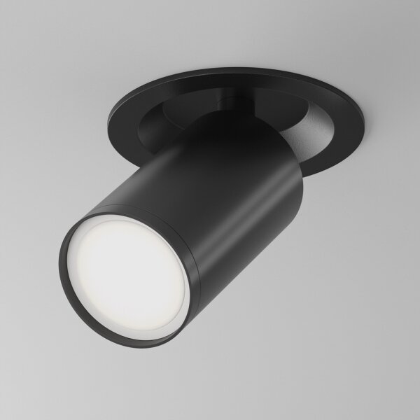 Maytoni C048CL-U-1B - Faretto da incasso FOCUS 1xGU10/10W/230V nero