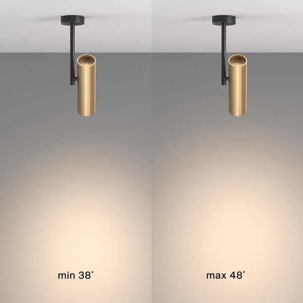 Maytoni C020CL-01GB - Faretto ELTI 1xGU10/50W/230V oro