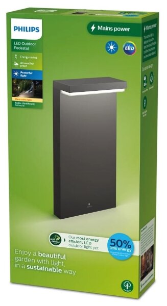 Philips - Lampada LED da esterno BUSTAN LED/3,8W/230V 40 cm IP44