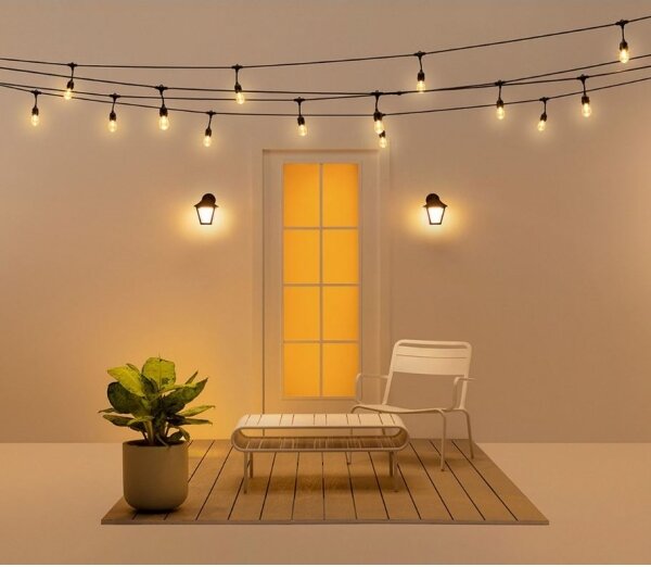 WiZ - LED RGBW Applique da esterno dimmerabile LED/9,5W/230V IP44 Wi-Fi