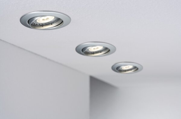 Paulmann 92516 - Set 3x LED GU10 3,5W lampade da incasso bagno 230V