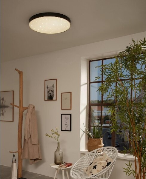 Briloner 7075-415 - Plafoniera LED STAR SKY LED/24,5W/230V diametro 38 cm nero