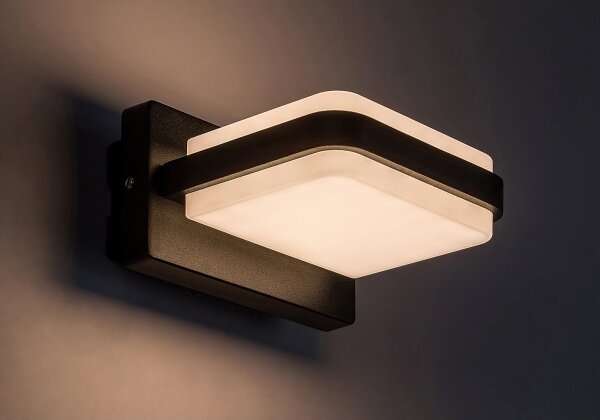 Rabalux 77061 - Applique a LED da esterno GENDT LED/12W/230V IP44 nero
