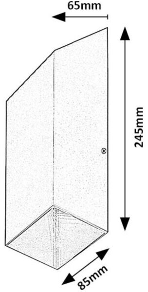 Rabalux 77050 - Applique a LED da esterno TILBURG LED/10W/230V IP54