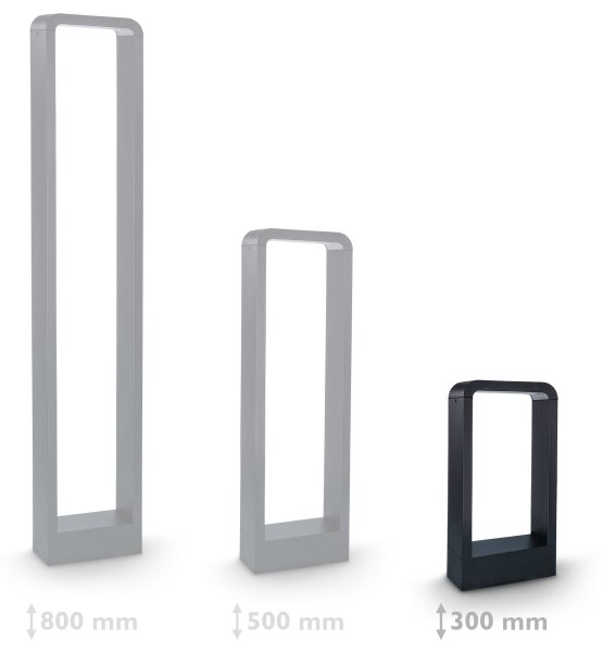 Brilagi - Lampada LED da esterno BARI LED/7W/230V 3000/4000/6000K IP54 30 cm