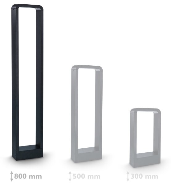 Brilagi - Lampada LED da esterno BARI LED/7W/230V 3000/4000/6000K IP54 80 cm
