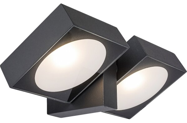 Rabalux 77101 - Applique a LED da esterno TELDE 2xLED/7W/230V IP54 antracite
