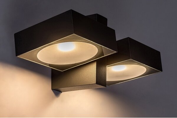 Rabalux 77101 - Applique a LED da esterno TELDE 2xLED/7W/230V IP54 antracite