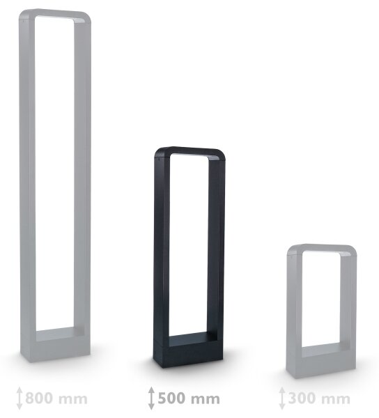 Brilagi - Lampada LED da esterno BARI LED/7W/230V 3000/4000/6000K IP54 50 cm