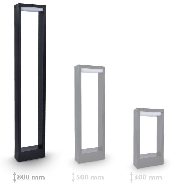 Brilagi - Lampada LED da esterno RAGUSA LED/7W/230V 3000/4000/6000K IP54 80 cm