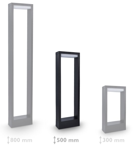 Solight WO807 - Lampada LED da esterno LED/7W/230V 3000/4000/6000K IP54 50 cm