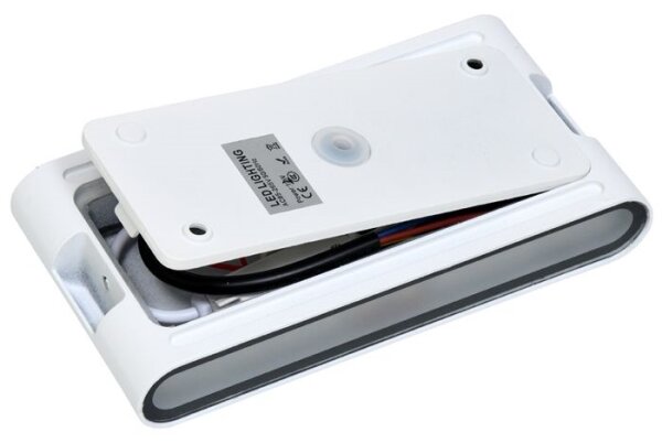 Ecolite ZFP12-BI - Applique a LED da esterno BRICK 2xLED/6W/230V IP65 bianco