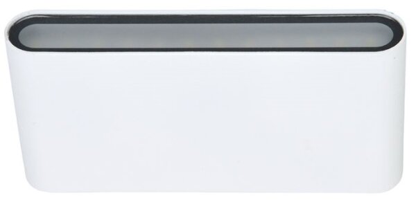 Ecolite ZFP12-BI - Applique a LED da esterno BRICK 2xLED/6W/230V IP65 bianco