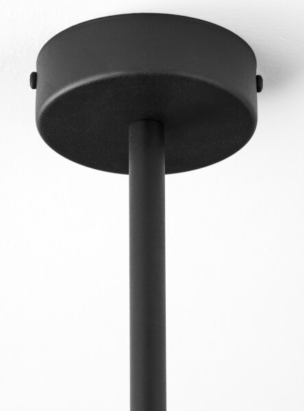 Jupiter 1997 - Lampadario a sospensione con supporto rigido MOKA 3xGU10/10W/230V + 3xG9/10W/230V nero/bianco