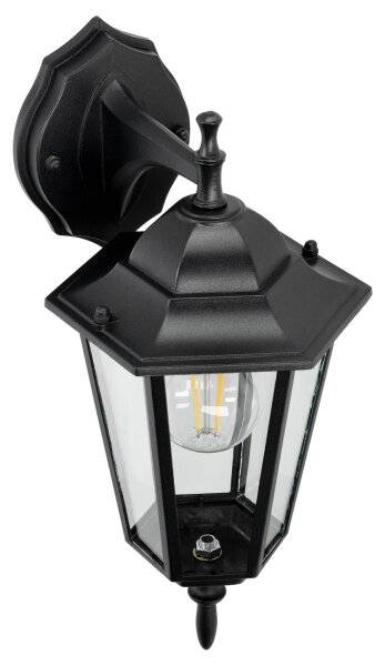 Applique da esterno 1xE27/60W/230V IP44 nera