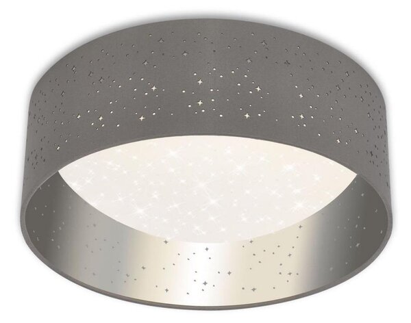 Briloner 3482014 - Lampada LED da soffitto STARRY LED/12W/230V grigio/argento