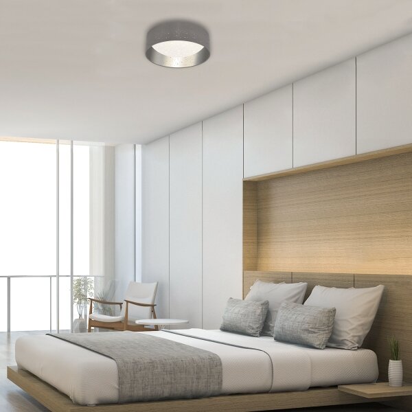 Briloner 3482014 - Lampada LED da soffitto STARRY LED/12W/230V grigio/argento