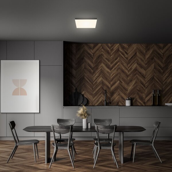 Briloner 7071015 - Plafoniera LED FLAME LED/21W/230V nero