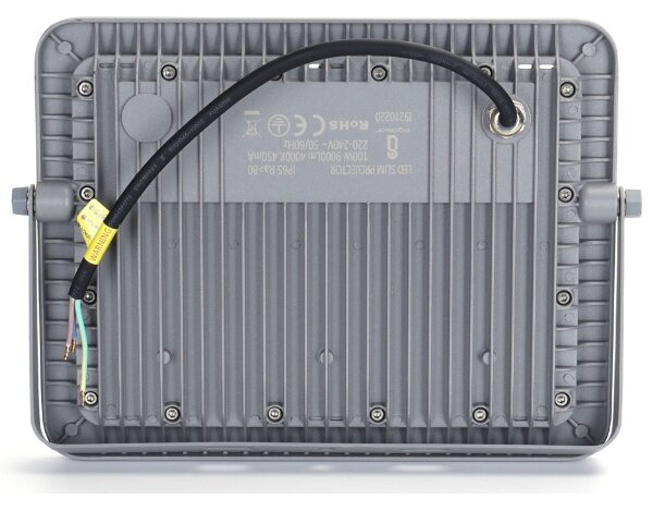 Aigostar - Riflettore LED LED/100W/230V grigio 4000K IP65