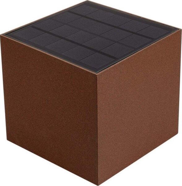 Applique a LED solare con sensore LED/9W/3,7V IP65 4000K marrone