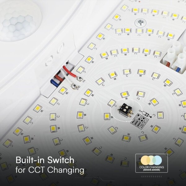 Applique a LED da bagno LED/15W/230V 3000/4000/6000K IP44 bianco