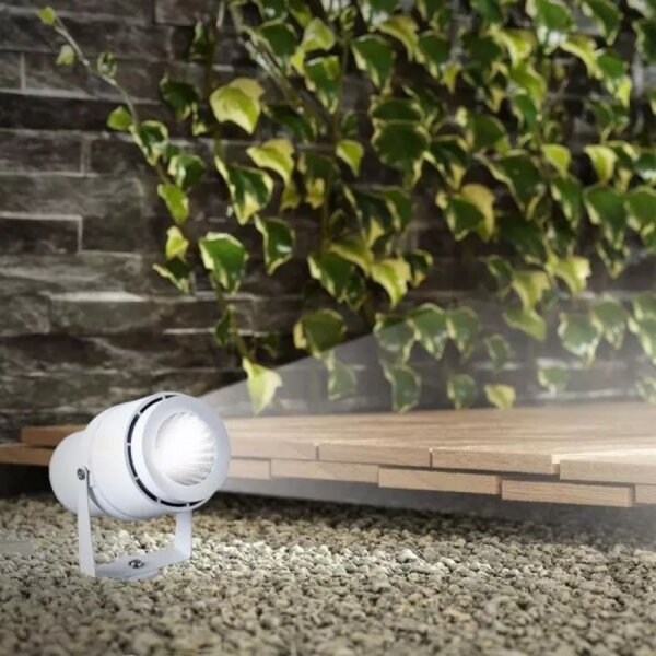 Lampada LED da esterno LED/12W/100-240V IP65 bianco - vetro verde