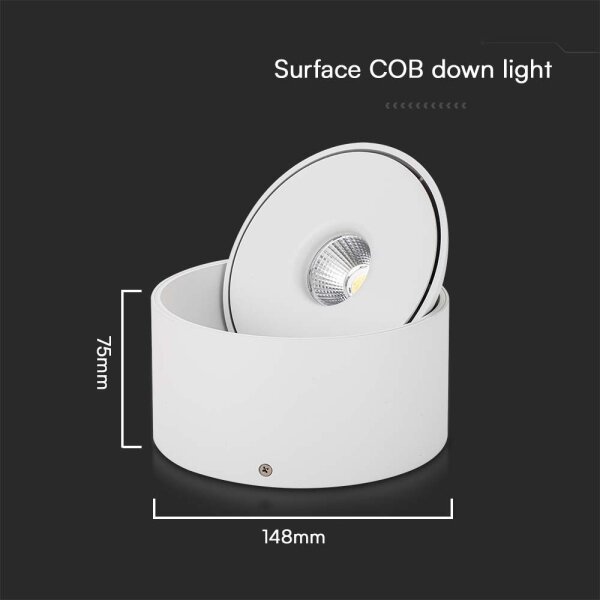 Faretto LED LED/20W/230V 3000/4000/6400K bianco