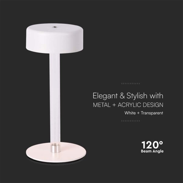 LED Lampada da tavolo ricaricabile dimmerabile LED/3W/5V 3000-6000K bianco