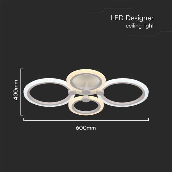 Lampadario a plafone LED dimmerabile LED/45W/230V 3000-6500K + +TC