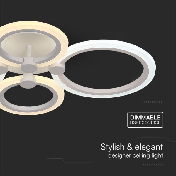 Lampadario a plafone LED dimmerabile LED/45W/230V 3000-6500K + +TC