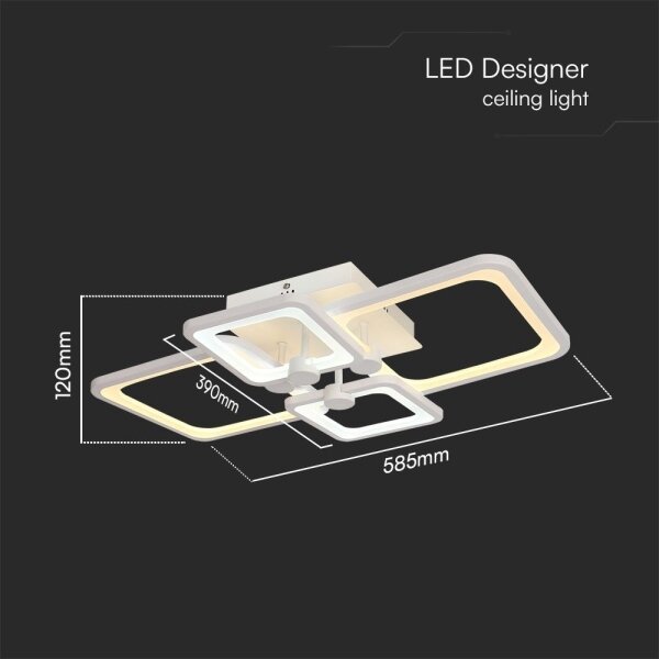 Lampadario a plafone LED dimmerabile LED/70W/230V 3000-6500K + +TC
