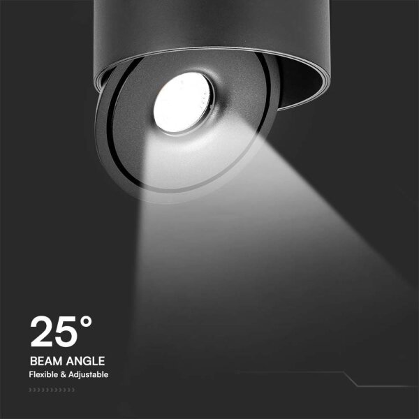Faretto LED LED/20W/230V 3000/4000/6400K nero