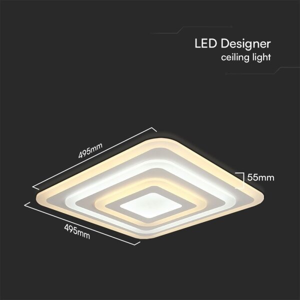 Plafoniera LED dimmerabile LED/77W/230V 3000-6500K + +TC